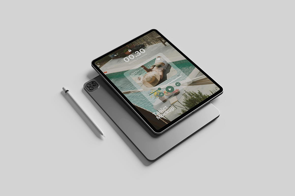 Tablet Mockup, an iPad Mockup by MrLetters (Photo 2 of 5)