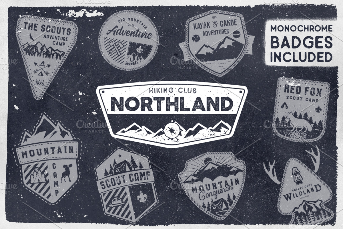 The Scouts Logos & Camping Badges, a Branding & Logo Template by JeksonGraphics (Photo 4 of 9)