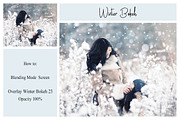 30 Winter Bokeh Overlays, a Texture Graphic by LovePhotoMoment (Thumbnail 3 of 11)