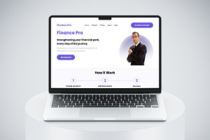 Finance Pro - Banking Landing Page 1