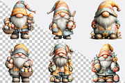 Easter Gnome Egg Clipart Bundle., an Illustration by SVGArt (Thumbnail 5 of 7)