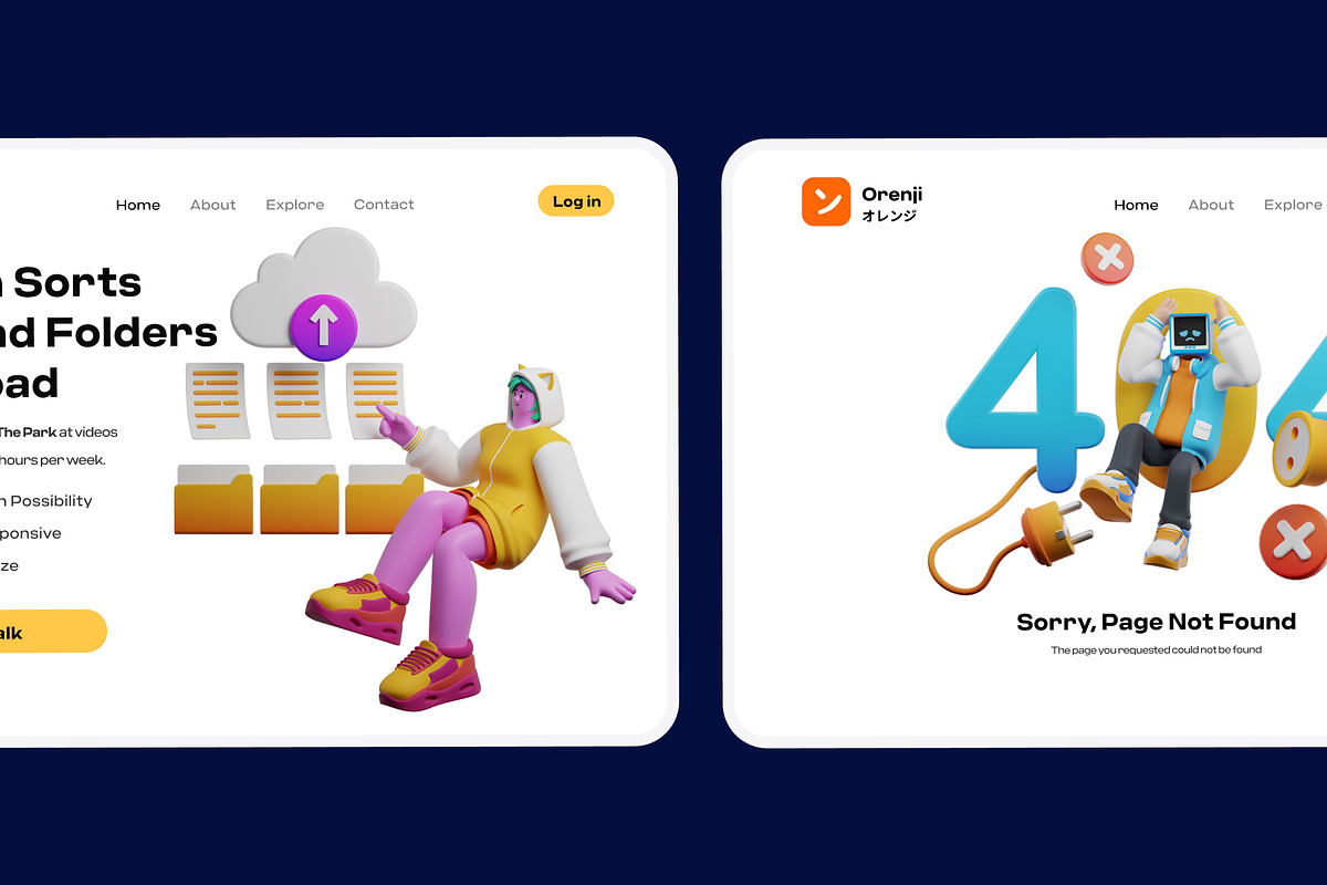 Website Maintenance 3D Character, a Characters & Person 3D Model by orenjidesign (Photo 6 of 8)