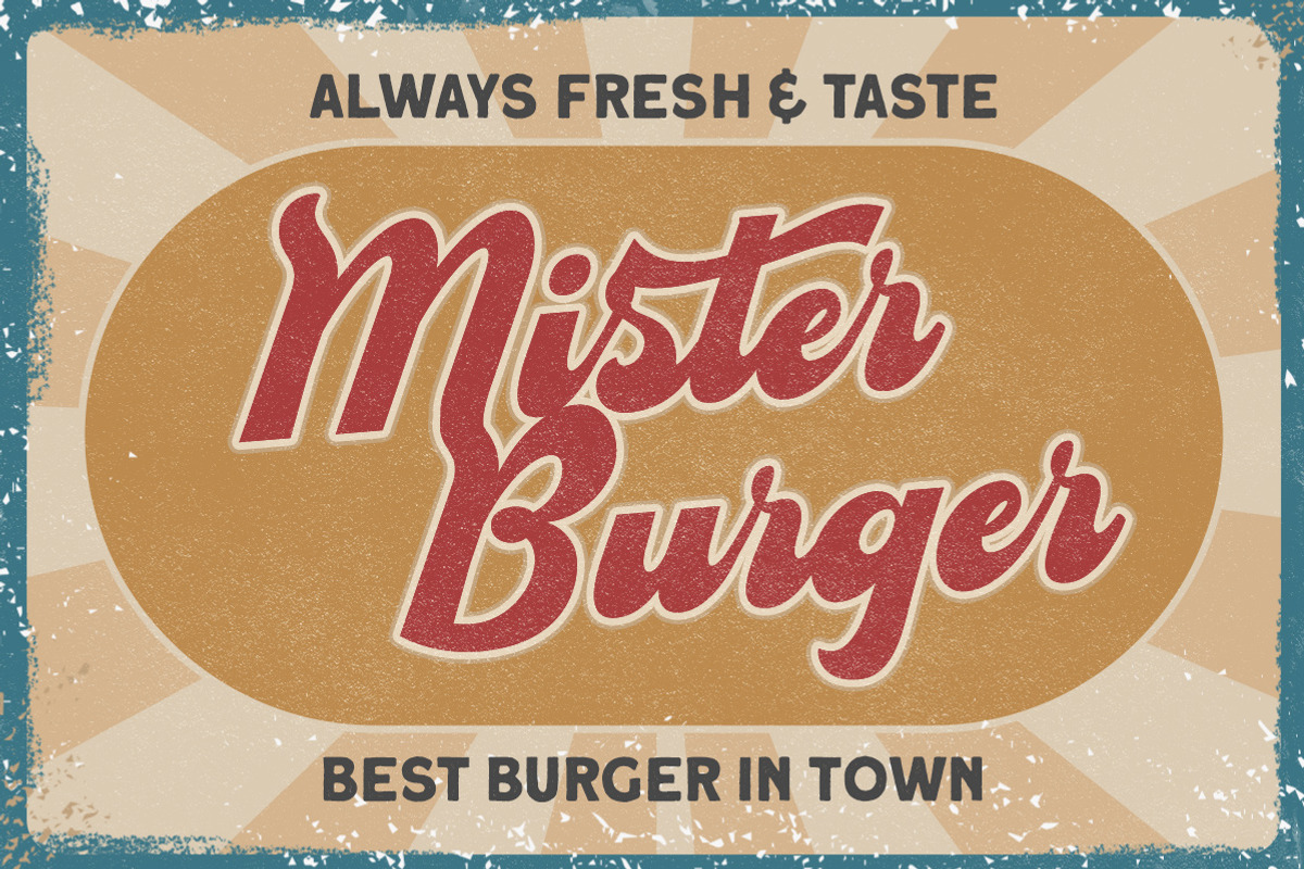 Boldstrike - Retro Bold Script, a Script Font by Letterhend Studio (Photo 3 of 9)
