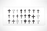 24 Crosses of Christian Religion, a Decorative Illustration by Kakigori Studio (Thumbnail 2 of 2)