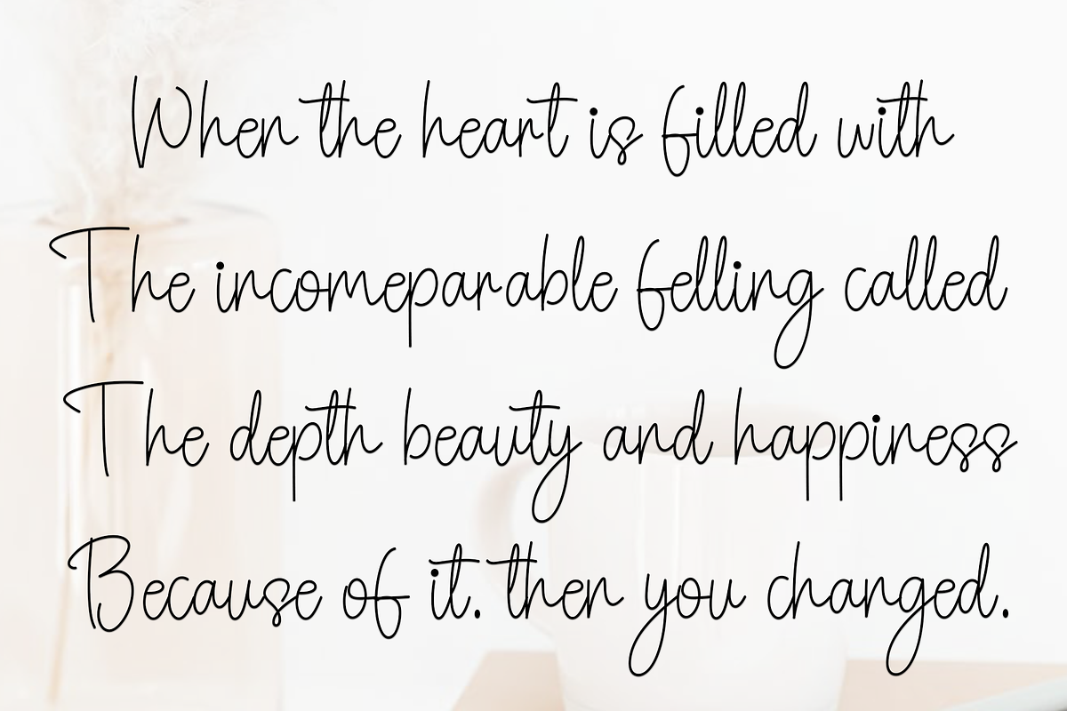 Wonderful Rainbow, a Handwritten Font by FreshTypeINK (Photo 4 of 7)