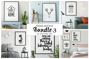 Frame Mockup Bundle Vol 3