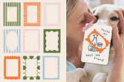 78 Whimsical Retro Vector Frames, a Decorative Illustration by Veronika Gotovceva (Thumbnail 3 of 11)