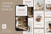 Aesthetic IG Stories Template, a Social Media Template by Rumiz Design (Thumbnail 1 of 7)