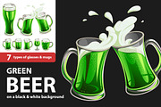 Green Beer, an Object Graphic by Yulia Ogneva (Thumbnail 1 of 5)