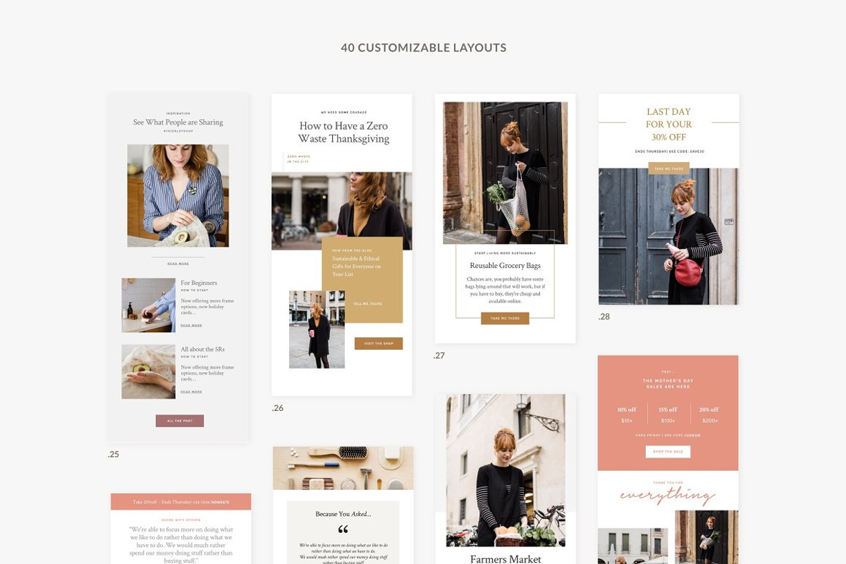 4in1 BigBundle Newsletter Templates, an Email Template by Sparrow & Snow (Photo 16 of 39)