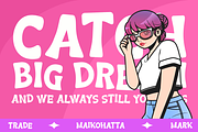 Hevilla - Y2k Display Font, a Sans Serif Font by MaikoHatta (Thumbnail 2 of 7)