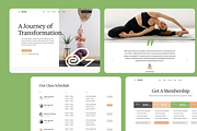 Befit: Yoga & Fitness Figma Template, an UI Kit Template by FinestDevs (Thumbnail 3 of 4)