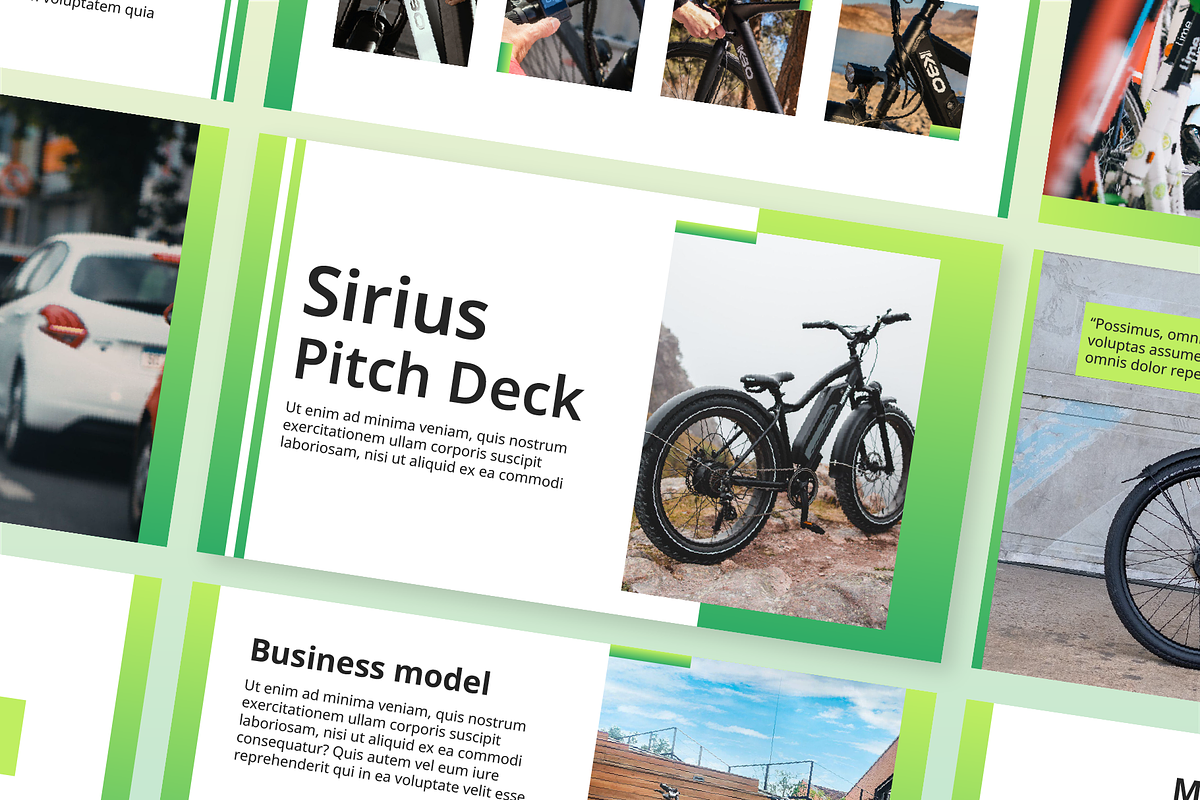 Pitch Deck Presentation Template, a Presentation Template by Hamocreate (Photo 1 of 6)