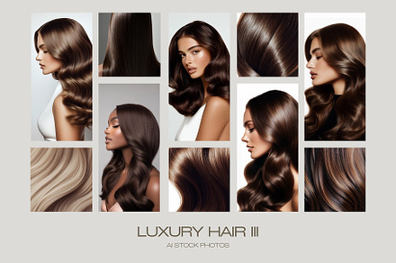 100 Luxury Hair Stock Photos III