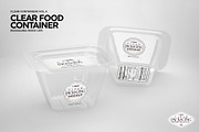 Clear Container Packaging Mockup, a Cups & Container Mockup by INCDesign (Thumbnail 4 of 6)