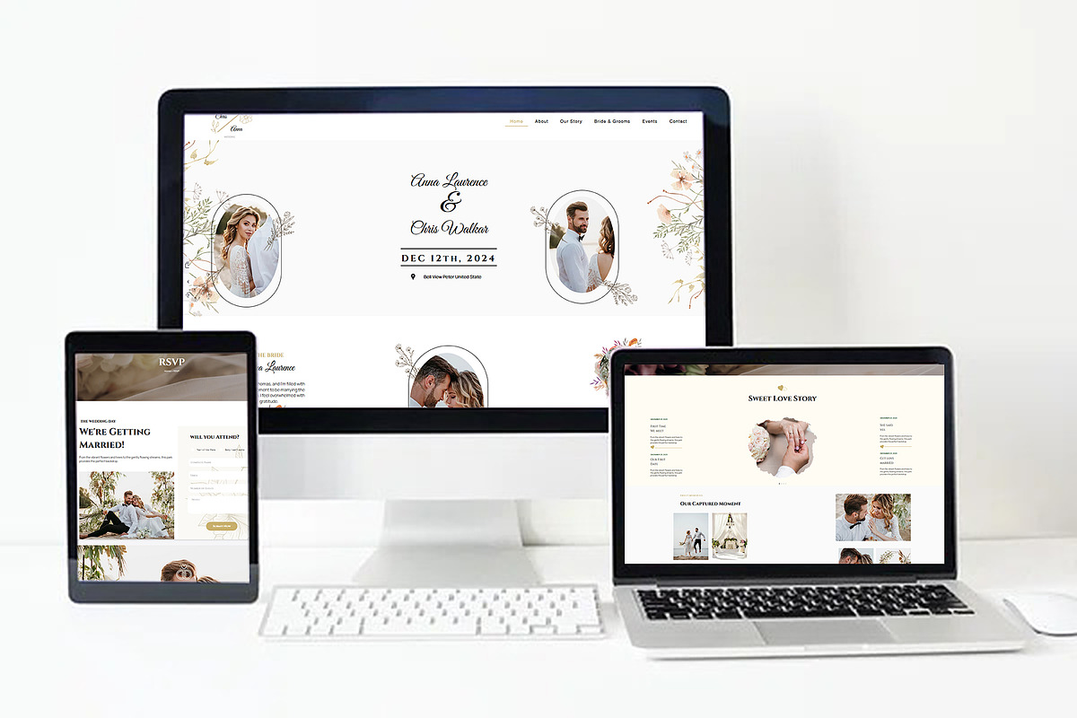 Vowry - Wix Template Wedding & Event, a Wix Template by Webloom Studio - Wix (Photo 4 of 5)