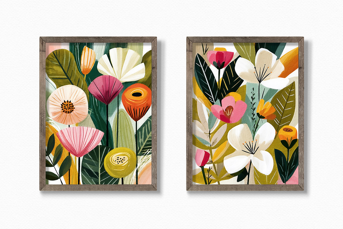 Scandinavian Wildflowers, a Decorative Illustration by rileyBgraphics (Photo 3 of 7)