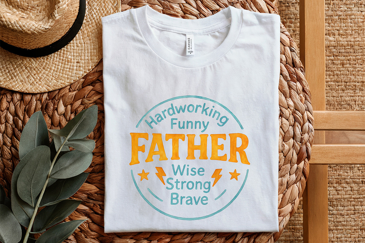 Fathers Day PNG, Best Dad Ever, an Illustration by SharpMarketplace (Photo 5 of 9)
