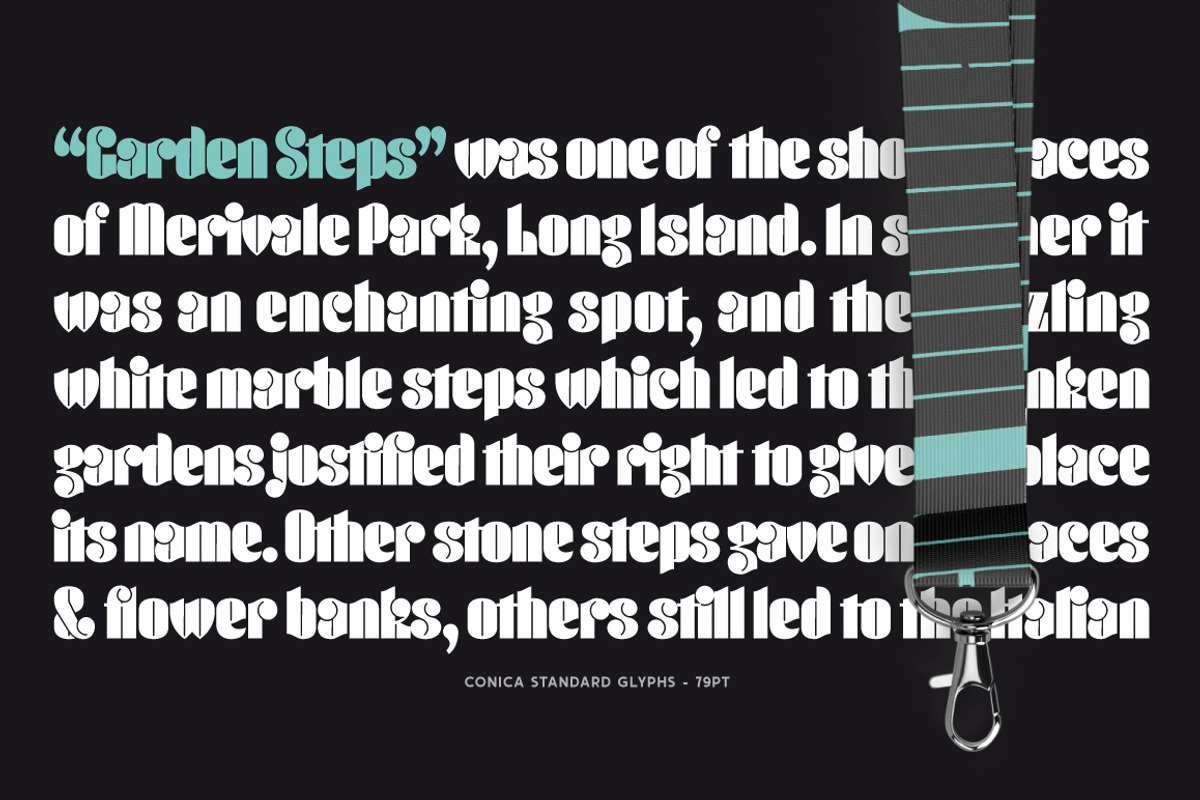 Conica, a Symbol Font by Typogama (Photo 10 of 11)