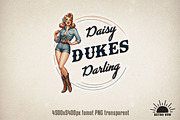 Retro Pin-Up Sublimation Bundle, an Object Graphic by GlitterCraft (Thumbnail 7 of 20)