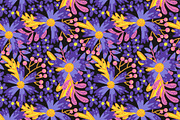 Flower mood seamless pattern, a Pattern Graphic by palllna (Thumbnail 2 of 7)