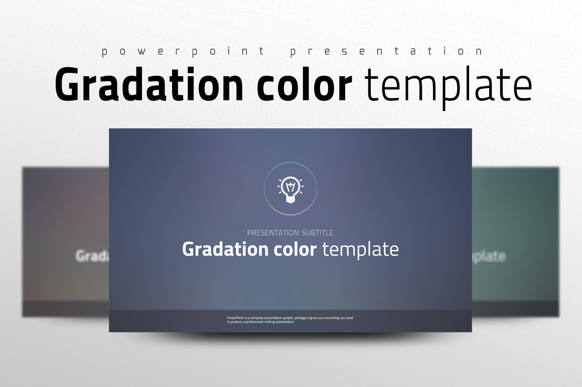Gradation Color Template, a Presentation Template by GoodPello