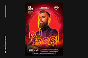 Techno DJ Flyer Template, a Flyer Template by Bornx Design (Thumbnail 2 of 6)