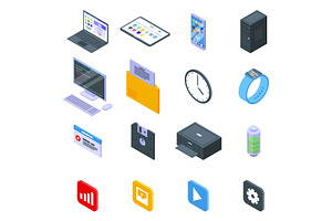 Operating System Icons Set