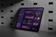 Premium iPad Pro Mockup Pack 6 views, an iPad Mockup by Illusiongraphic (Thumbnail 5 of 16)