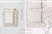 Floral Seamless Patterns & Cliparts, a Pattern Graphic by Grace Noboa Illustrations (Thumbnail 2 of 17)