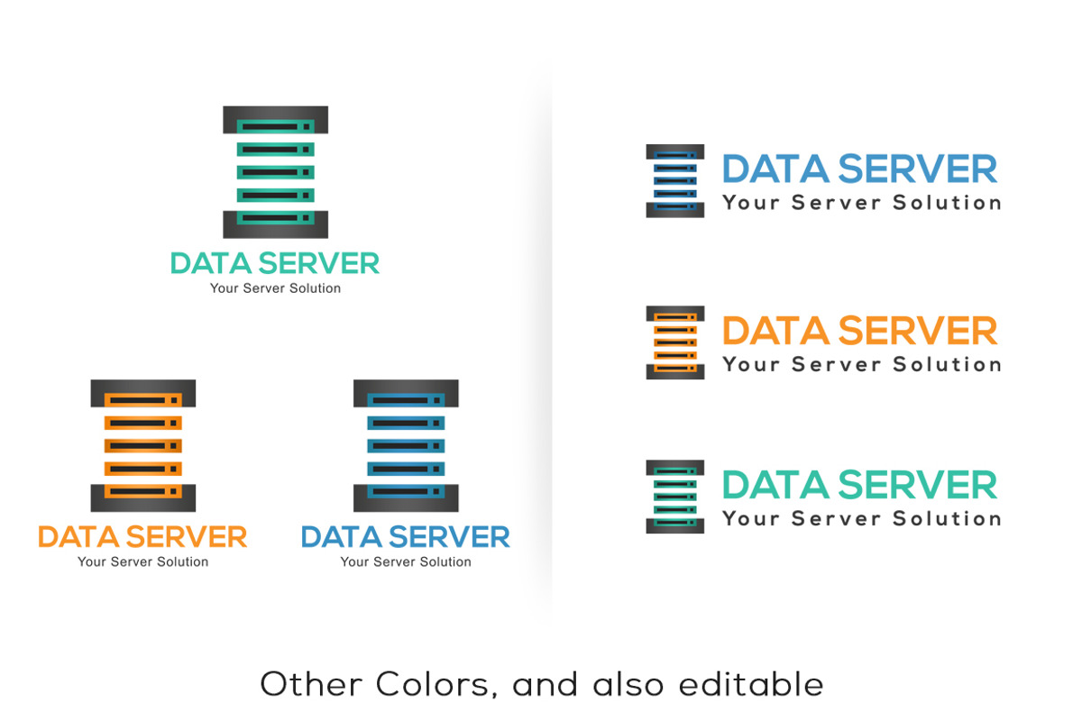 Data Server Logo Templates, a Branding & Logo Template by Affantjie Photowork (Photo 7 of 7)