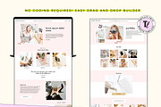 Pink Squarespace Website Template, a Squarespace Template by Template Twist Shop (Thumbnail 6 of 10)