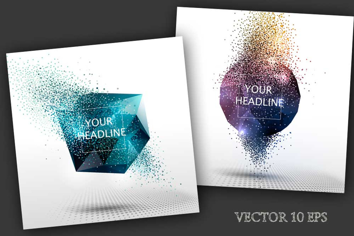 Set of abstract backgrounds, an Illustration by ARSCOR (Photo 5 of 5)