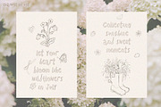 Cottagecore - handdrawn line art set, a Decorative Illustration by Madiwaso (Thumbnail 3 of 9)