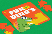 Flinto Cave - Bold Paper Cutout Game, a Font by Typia Nesia (Thumbnail 12 of 13)