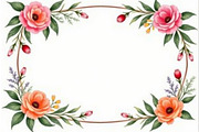 Vibrant Floral Frame Bundle, an Illustration by Amazin_art (Thumbnail 2 of 11)