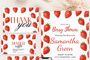 Berry Shower Baby Shower Invitation, a Card Template by Shinehoon (Thumbnail 1 of 6)