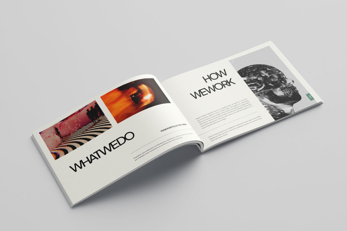 Graphic Design Portfolio Vol.3, a Brochure Template by Bewalrus Studio (Photo 2 of 11)