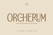 TBJ Orcherum | Unique Ligatures, a Sans Serif Font by Taboja Studio (Thumbnail 1 of 10)