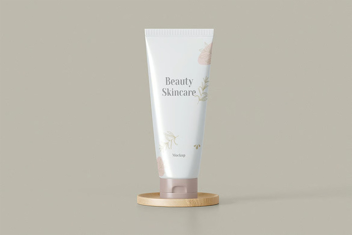 Cosmetic Tube Mockup, a Packaging Mockup by zpackcreative (Photo 2 of 5)
