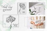 Floral Line Art Clipart, an Illustration by BalanceUA (Thumbnail 2 of 6)