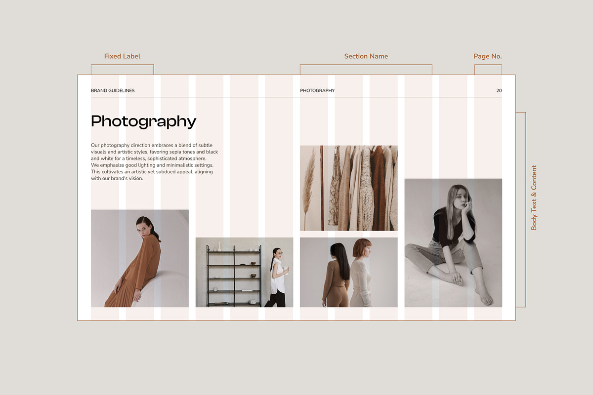WORN — Brand Guidelines Template, a Branding & Logo Template by Uniko Studio (Photo 4 of 11)