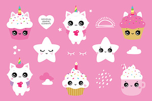 Unicorn Power - Cute Characters