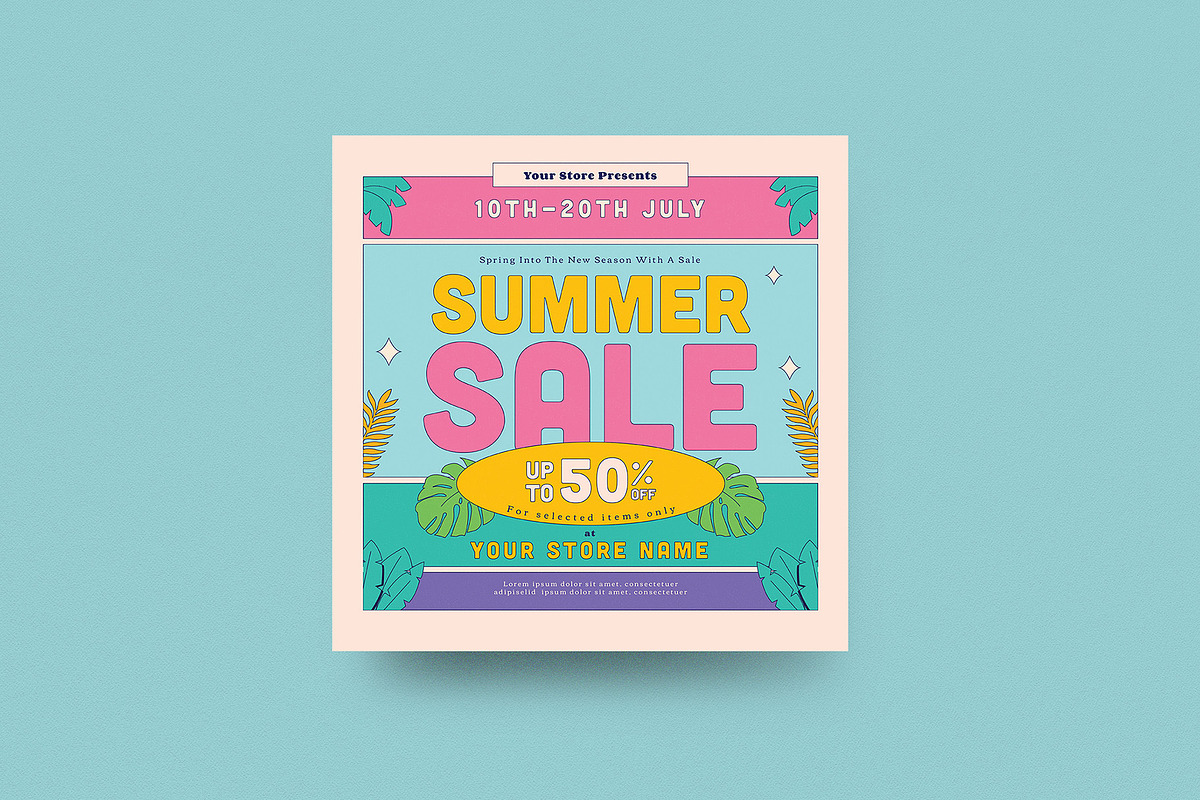 Summer Sale Flyer Set, a Flyer Template by Guuver (Photo 3 of 4)