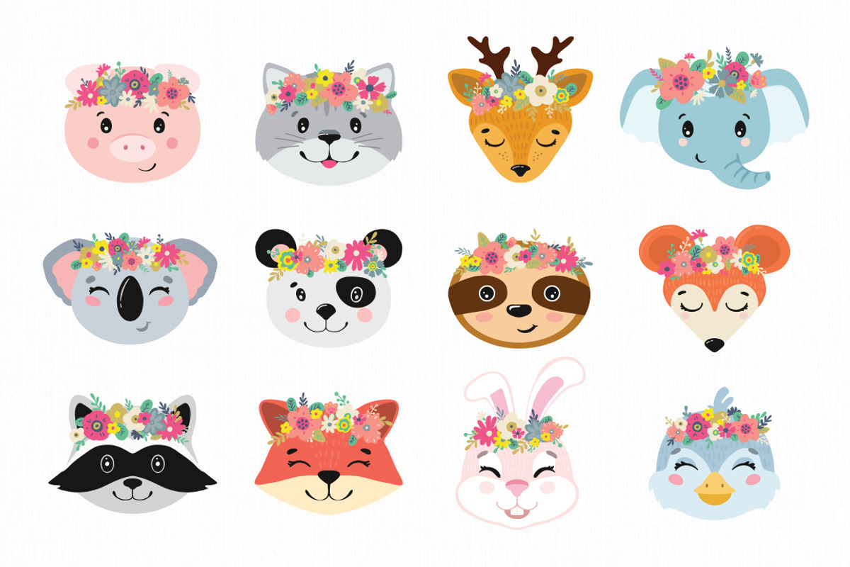 Cute Animals., an Animal Illustration by Luba Vega (Photo 7 of 9)