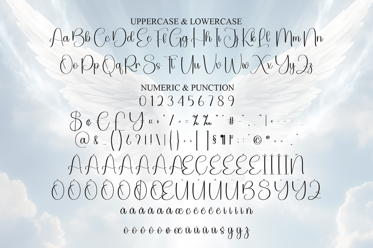 Angel | Script Font, a Handwritten Font by Scratchones (Photo 7 of 9)