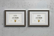 A4 Passe Partout Certificate Mockup, an Advertising Mockup by DesignRushMarket (Thumbnail 4 of 13)
