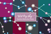 Star Constellations Watercolor, a Pattern Graphic by Marmalade Moon (Thumbnail 5 of 5)