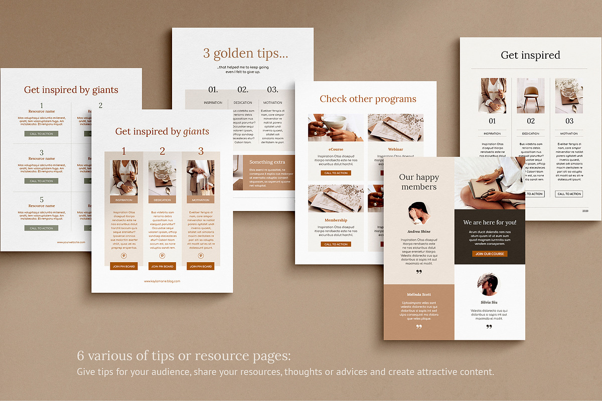 4 in 1 Course Creator Super Bundle E, a Magazine Template by Mirazz (Photo 23 of 48)