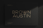 Brown Austin - Modern Sans Serif, a Sans Serif Font by Graphicfresh (Thumbnail 8 of 8)